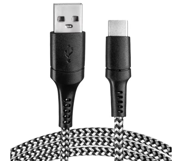 Vayox VA0148 USB-A do USB-C 1m Czarno-biały