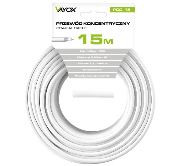 Vayox PCC-15 15m Biały