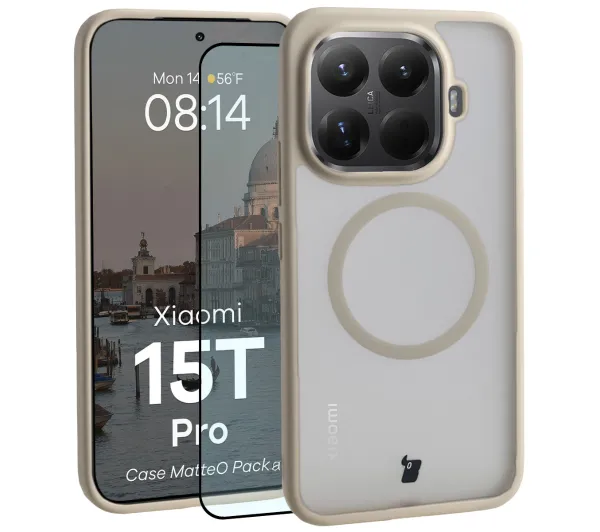 Bizon MatteO Pack do Xiaomi 15T Pro Beżowy
