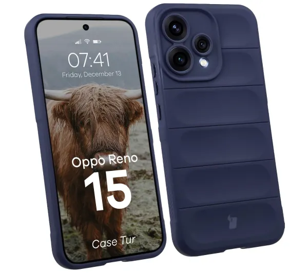 Bizon Case Tur do Oppo Reno 15 Granatowy
