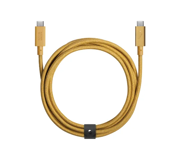 Native Union BELT-PRO2-KFT-NP USB-C do USB-C 2,4m 240W Żółty