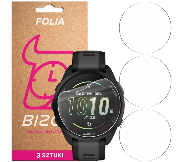 Bizon Watch Film HydroFlex do Garmin Forerunner 165