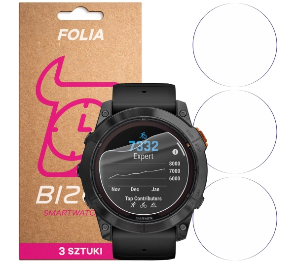 Bizon Watch Film HydroFlex do Garmin Fenix 7X Pro