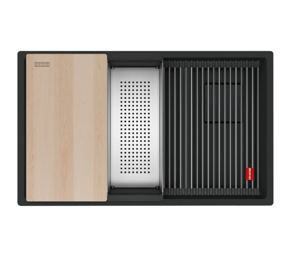 Zlewozmywaki kuchenne - Franke Kanon KNG PRO 160-46-21 Granitowy Czarny mat