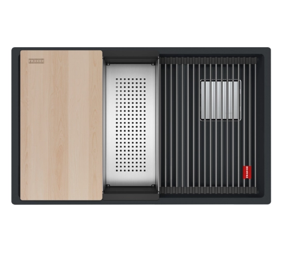 Zlewozmywaki kuchenne - Franke Kanon KNG PRO 160-46-21 Granitowy Czarny mat