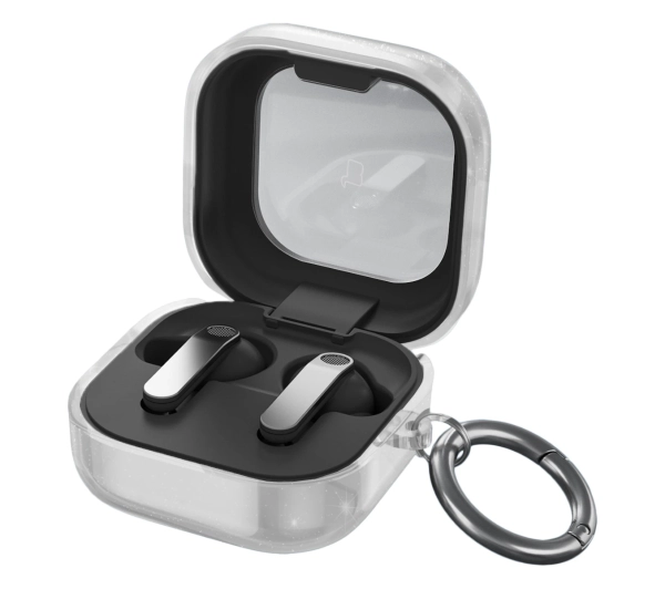 Bizon Case Headphone Clear do Galaxy Buds 4/4 Pro Przeźroczysty