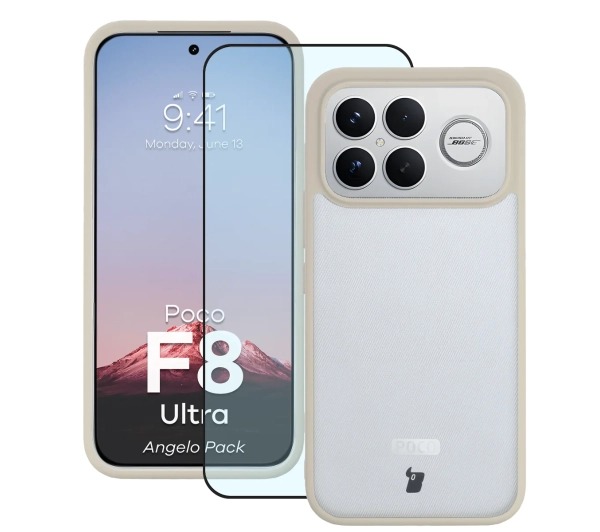 Bizon Angelo Pack do Xiaomi POCO F8 Ultra Beżowy