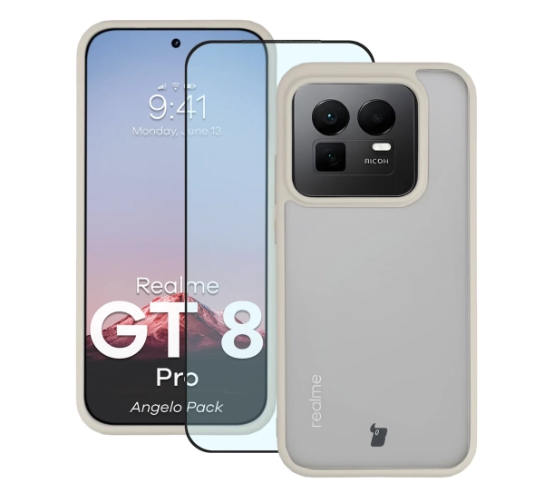 Bizon Angelo Pack do Realme GT 8 Pro Beżowy