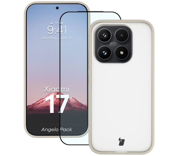 Bizon Angelo Pack do Xiaomi 17 Beżowy