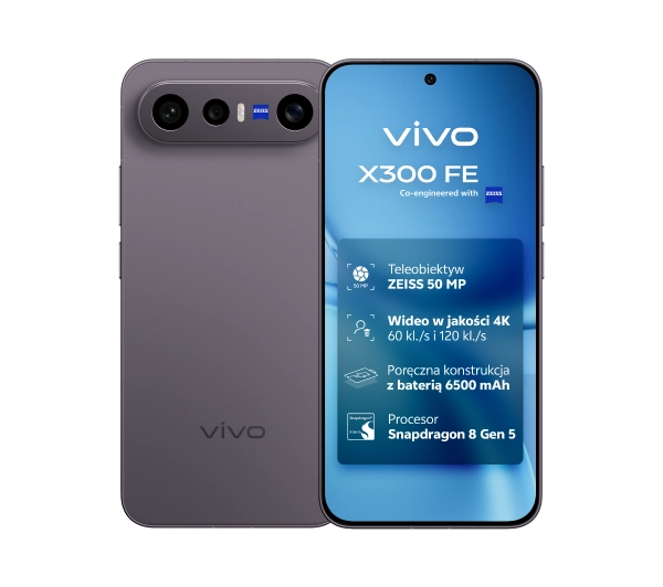 vivo X300FE 5G 12/512GB 6,31" 120Hz 50Mpix Czarny