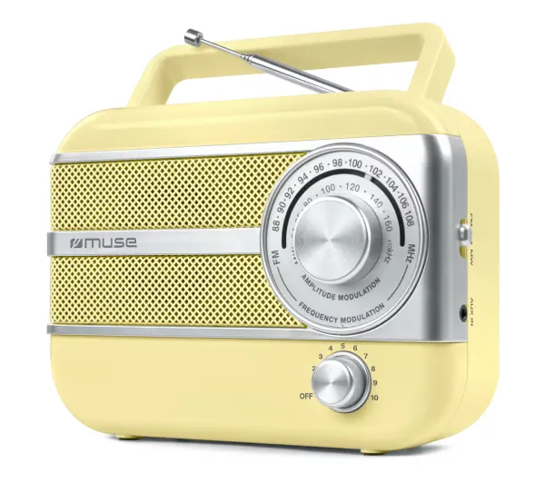 Muse M-056 SC Radio FM Żółty