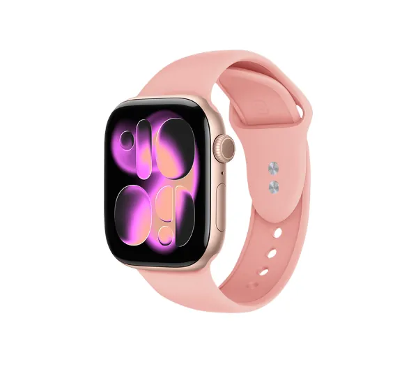Crong Liquid do Apple Watch 38/40/41/42mm Łososiowy