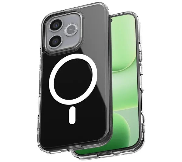 Crong Hybrid Clear Magnetic MagSafe do Honor 600 Lite 5G Przezroczysty