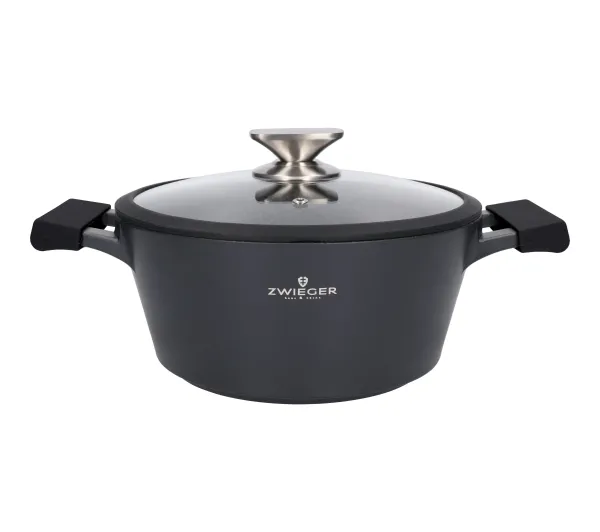 Zwieger BLACK STONE Garnek z pokrywką 24 cm