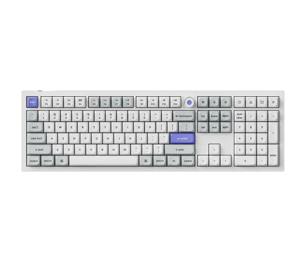 Keychron Q6 HE 8K Ultra-Fast Lime Biało-Szary