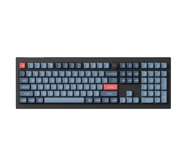 Keychron V6 Max QMK Gateron Jupiter Red Czarno-Niebieski