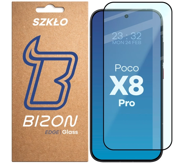 Bizon z ramką Glass Edge do Xiaomi POCO X8 Pro