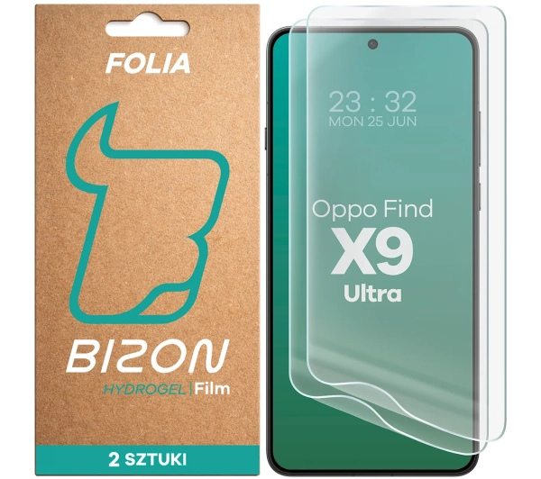 Bizon na ekran Film Hydrogel Front Duo do OPPO Find X9 Ultra 2 sztuki