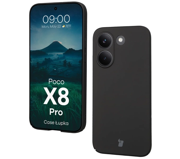 Bizon Case Łupka do Xiaomi POCO X8 Pro Czarny
