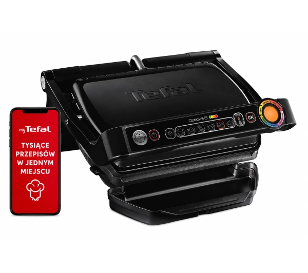 Tefal Optigrill+ Tefal GC7168 600cm2 Programy automatyczne