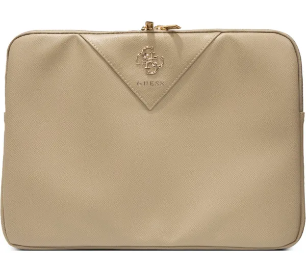 Guess Triangle 4G Sleeve 14" Złoty