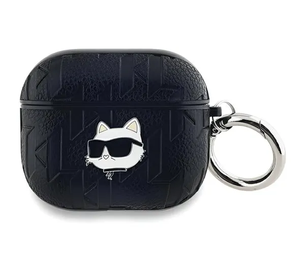 Karl Lagerfeld Monogram Choupette Head do Apple AirPods 3 Czarny