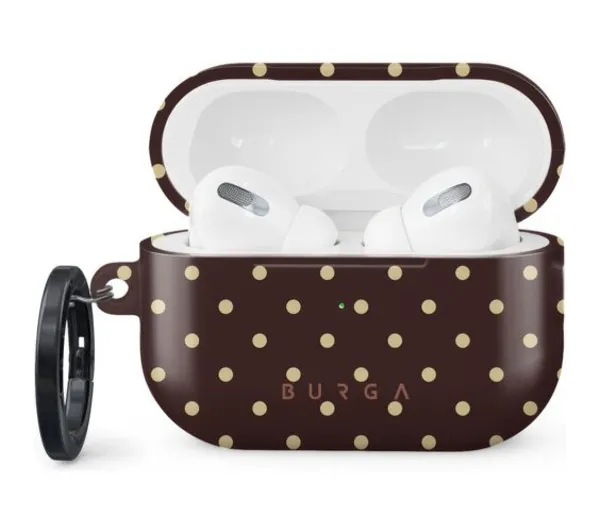 Burga Sorry Busy do Apple AirPods Pro 2 Brązowo-beżowe