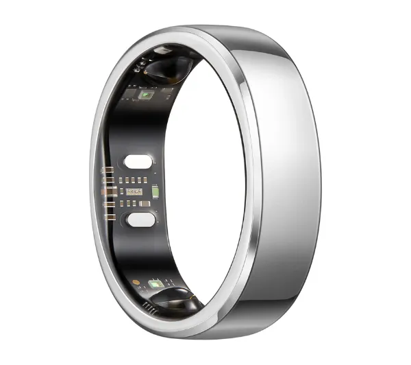 Smartring RingConn Gen 3 Roz 10 Monitorowanie Snu Tętna Ciśnienia Srebrny