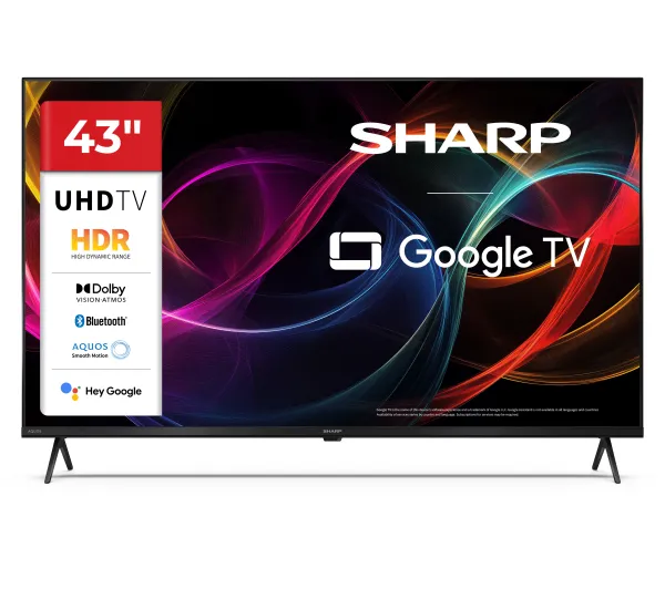 Sharp 43HL4765E 43" LED 4K GoogleTV Dolby Vision Dolby Atmos HDMI 2.1 DVB-T2