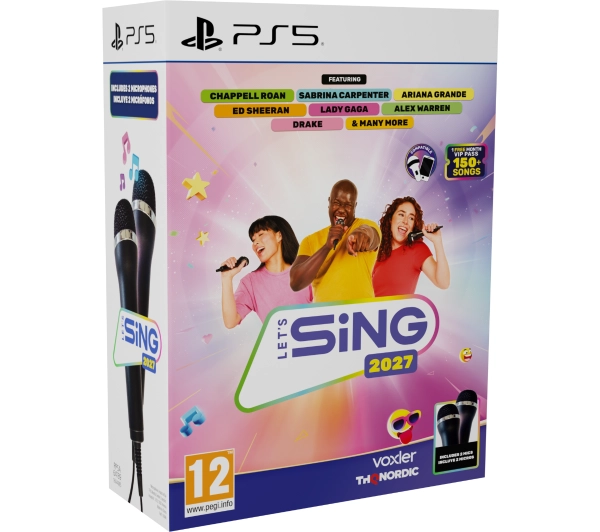Let's Sing 2027 + 2 Mikrofony Gra na PS5