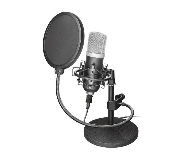 Trust Emita USB Studio 21753 Przewodowy Pojemnościowy Czarny