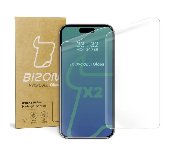Bizon na ekran Film Hydrogel Front Duo do iPhone 14 Pro 2 sztuki