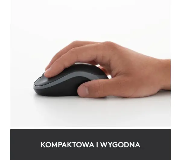 Logitech M185 Czarno-niebieski