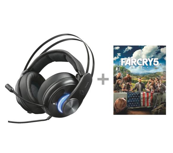 słuchawki z mikrofonem Trust GXT 383 Dion 7.1 + gra Far Cry 5 (voucher)