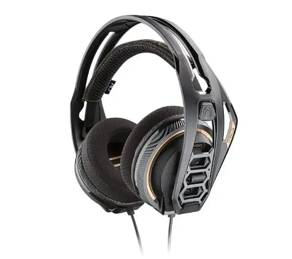 Plantronics RIG 400 Nauszne Czarny