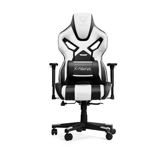 fotel gamingowy Diablo Chairs X-Fighter Normal Size (czarno-biały)