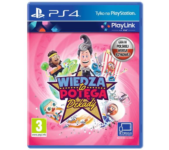 gra PlayLink Wiedza To Potęga Dekady Gra na PS4 (Kompatybilna z PS5)