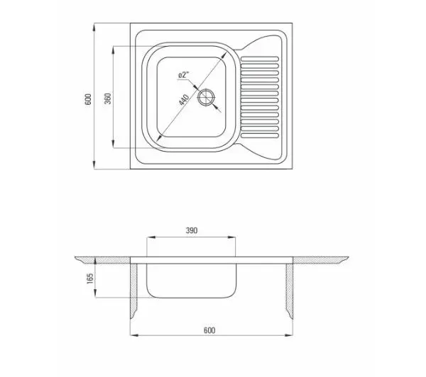 Deante Tango ZE6 0140 Stalowy Srebrny