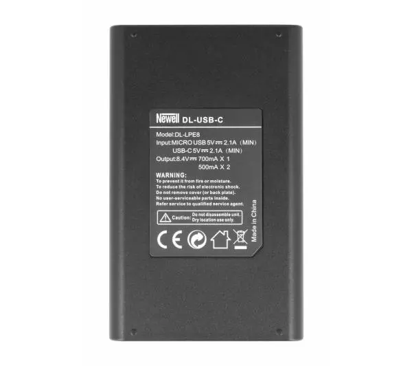 Newell dwukanałowa DL-USB-C do akumulatorów LP-E8