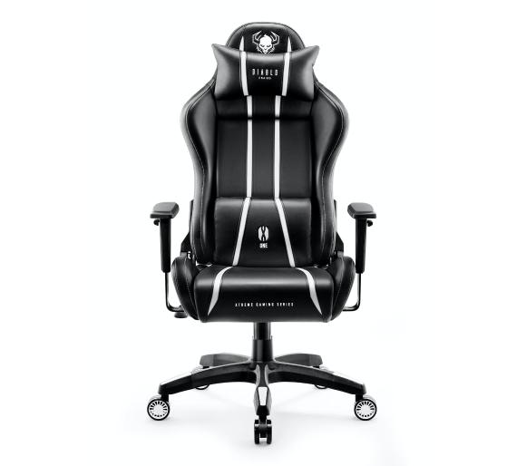 fotel gamingowy Diablo Chairs X-One 2.0 King Size (czarno-biały)