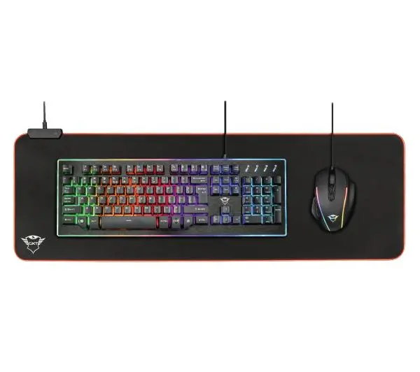 Trust GXT 764 Glide-Flex RGB XXL Czarny