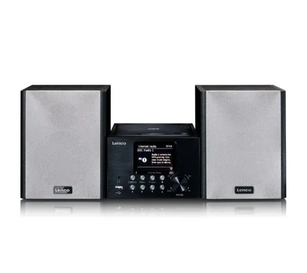 Lenco MC-250 24W Wi-Fi Bluetooth Radio FM, DAB+, Internetowe Czarny