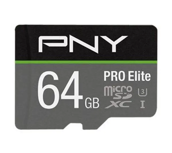 PNY PRO Elite microSDXC 64GB 100/60 MB/s U3 V30 A1