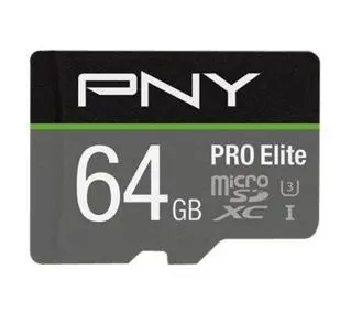 PNY PRO Elite microSDXC 64GB 100/60 MB/s U3 V30 A1