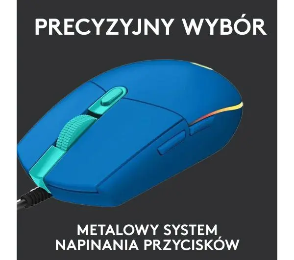 Logitech G102 LIGHTSYNC Niebieski