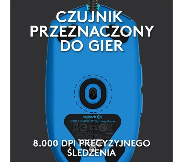 Logitech G102 LIGHTSYNC Niebieski