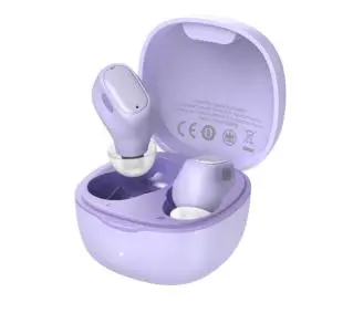 Baseus WM01 Dokanałowe Bluetooth 5.0 Fioletowy - ⚡ BESTSELLERY ⚡