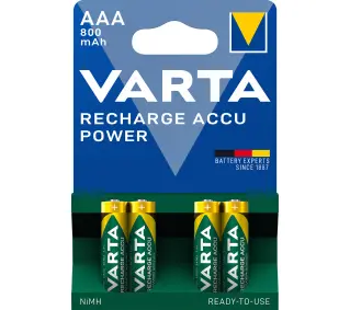 VARTA Rechargeable ACCU AAA 800mAh 4szt.
