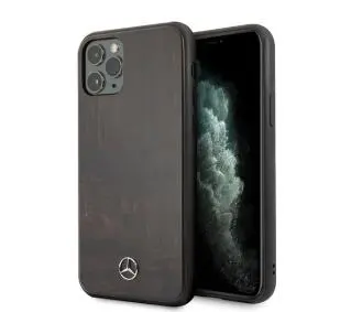 Mercedes-Benz Wood Line Rosewood MEHCN58VWOBR do iPhone 11 Pro