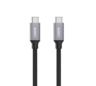 kabel USB Aukey CB-CD5  USB-C - USB-C QC 3A 60W 1m (czarny)
